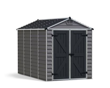 Palram SkyLight Storage Shed | 6' x 10' | Gray 6' x 10'