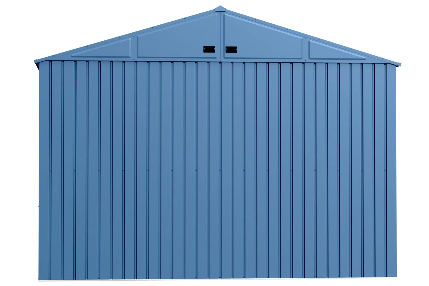 Arrow Shed Elite Abri de rangement extérieur verrouillable en acier avec toit à pignon de 10' x 12', bleu gris 