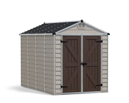 Palram SkyLight Storage Shed | 6' x 10' | Tan 6' x 10'