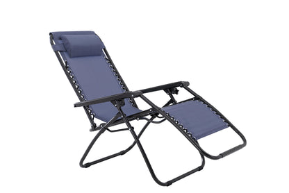 Chaise Zero Gravity-Bleu Bleu