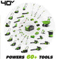 Greenworks 40V (2-In-1) Dethatcher / Scarifier, 5Ah USB Battery and Rapid Charger Included, DT40B510 40V Dethatcher / Scarifier (5.0Ah)