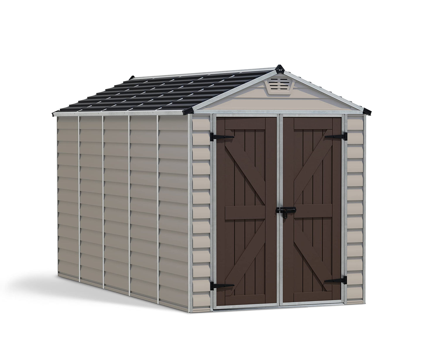 Palram - Canopia SkyLight 6' x 12' Storage Shed - Tan 6' x 12'