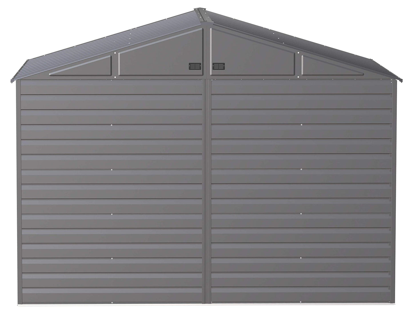 Arrow Shed Select Hangar de rangement extérieur verrouillable en acier, 10' x 8', charbon de bois 