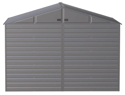 Arrow Shed Select Hangar de rangement extérieur verrouillable en acier, 10' x 8', charbon de bois 