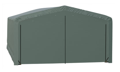 ShelterLogic ShelterTube Abri de garage et de stockage, 20' x 32' x 12', cadre en acier robuste, boîtier résistant au vent et à la neige, vert 20' x 32' x 12' 