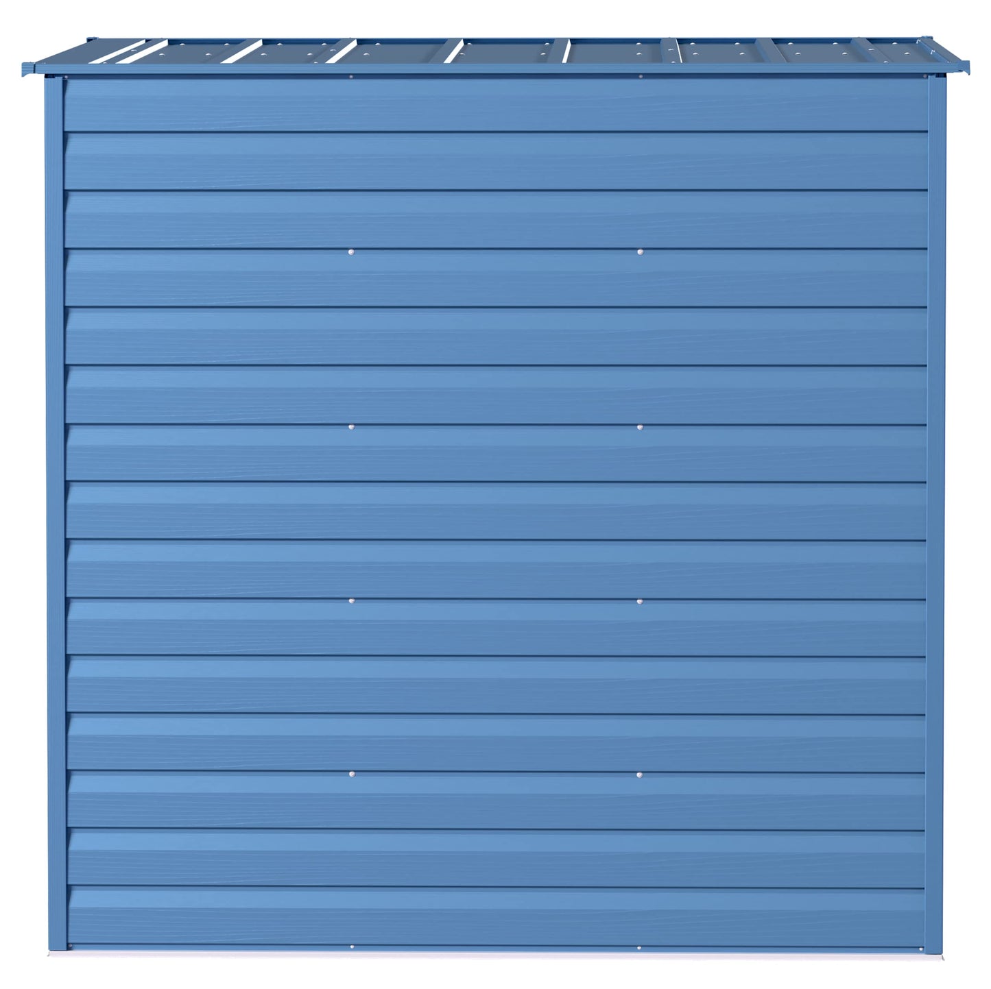 Arrow Shed Select Hangar de rangement extérieur verrouillable en acier, 6' x 4', bleu gris 