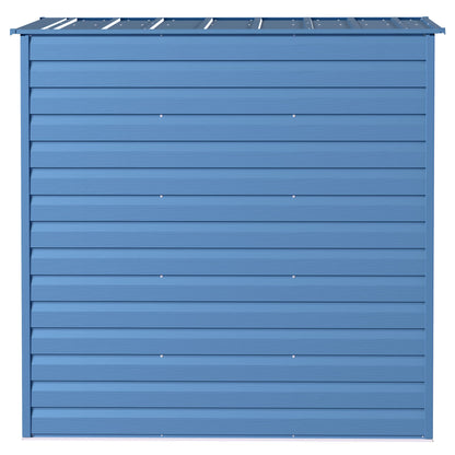 Arrow Shed Select Hangar de rangement extérieur verrouillable en acier, 6' x 4', bleu gris 