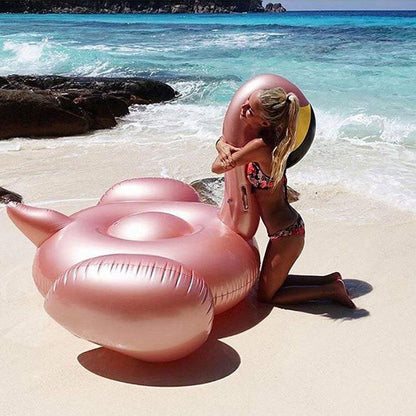 Jasonwell Gonflable Géant Flamant Rose Flotteur de Piscine avec Valves Rapides Summer Beach Piscine Floatie Lounge Flottant Radeau Décorations de Fête Jouets pour Adultes Enfants X-Large