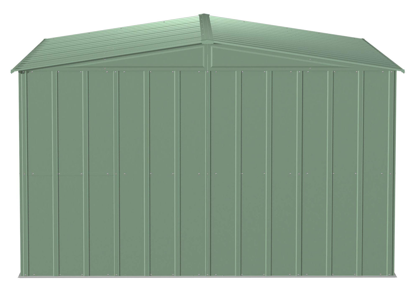 Arrow Shed Classic 10' x 12' Hangar de rangement extérieur cadenassable en acier, vert sauge 10' x 12' 