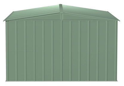 Arrow Shed Classic 10' x 12' Hangar de rangement extérieur cadenassable en acier, vert sauge 10' x 12' 