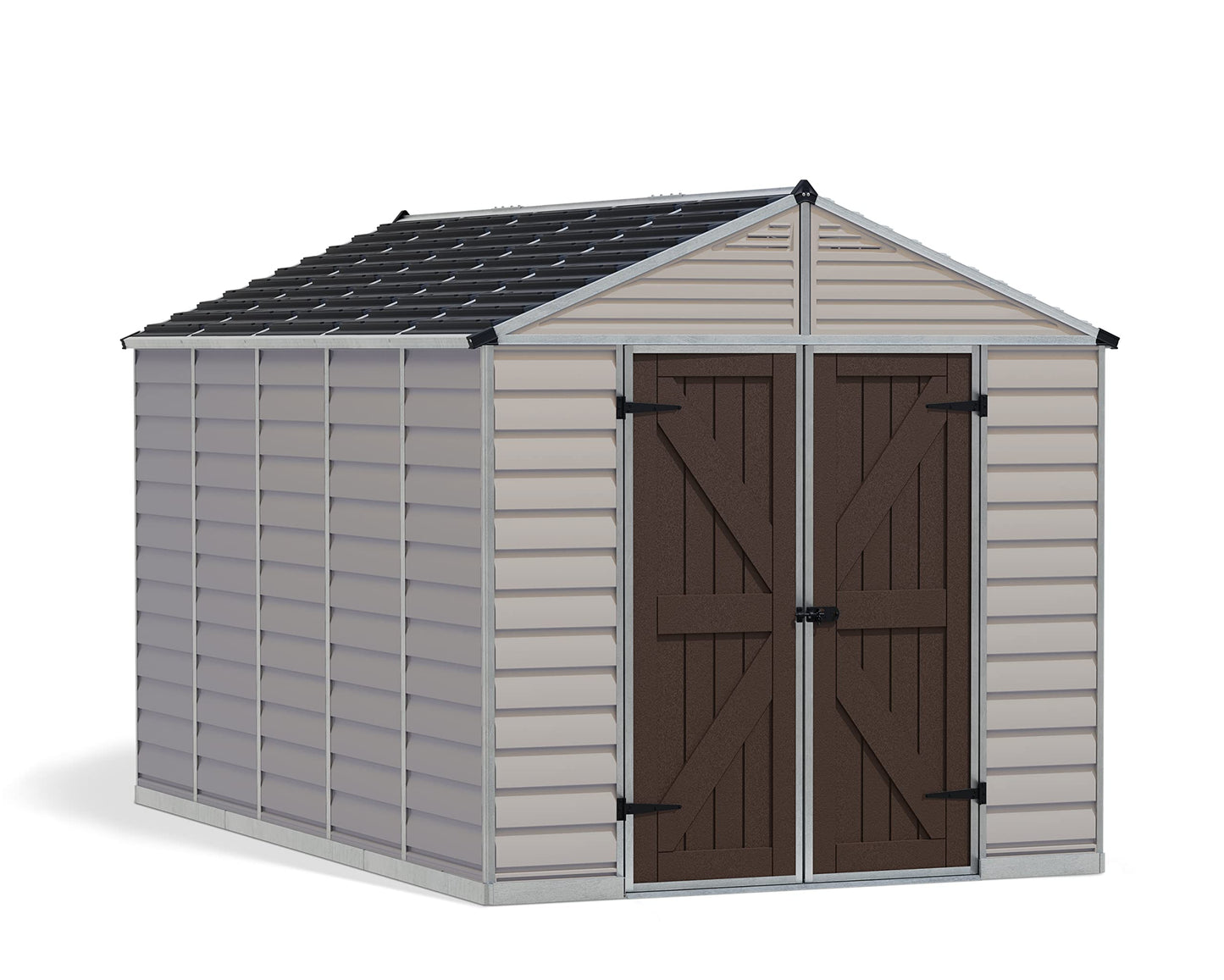 Palram - Hangar de rangement Canopia SkyLight 8' x 12' - Tan 8' x 12' 