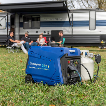 Westinghouse iGen4500DFcv 4500 Peak Watt Super Quiet Dual Fuel Portable Inverter Generator with CO Sensor