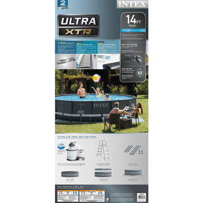 Intex Ultra XTR Frame 14' x 42" Pool Set + Accessories