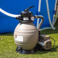 XtremepowerUS 2640GPH 13" Sand Filter w/ 3/4HP Digital Programmer Timer Above Ground Swimming Pool Pump Set