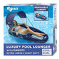 Aqua Ultimate Pool Float Lounges, Recliners, Tanners – Multiple Colors/Styles – for Adults and Kids Floating Ultimate Lounge Navy/Aqua/White Stripe