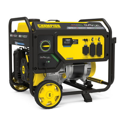 Champion Power Equipment 201085 Générateur portable bicarburant 6875/5500 watts, bouclier CO 5500 watts + bicarburant + démarrage manuel + bouclier CO 