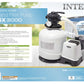 INTEX 26651EG SX3000 Krystal Clear Sand Filter Pump for Above Ground Pools, 16in, Light gray