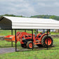 Arrow Shed 10' x 15' x 7' Carport Car Canopy with Galvanized Steel Horizontal Roof, Garage Shelter for Cars and Boats, Eggshell Carport Only 10' x 15' x 7'