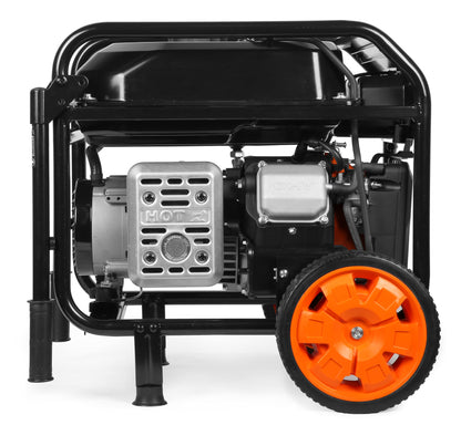 WEN Génératrice portative de 5 600 watts, 224 cc, commutateur de transfert et compatible camping-car (GN5600) 5 600 W + carburant unique + démarrage à rappel 