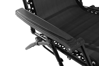 Chaise Zero Gravity - Noir Noir