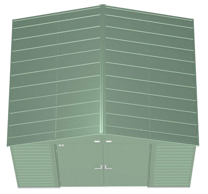 Arrow Shed Select Hangar de rangement extérieur verrouillable en acier, 10' x 8', vert sauge 