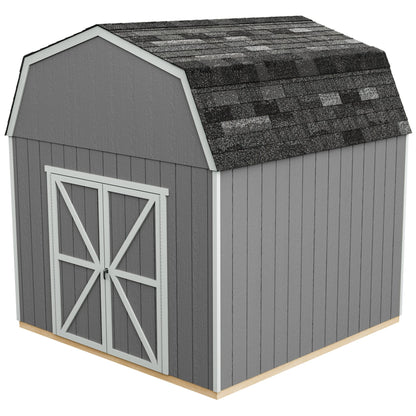 Handy Home Products Hangar de rangement en bois à faire soi-même Braymore 10 x 10 sans plancher 