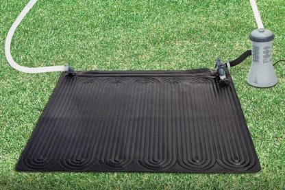 Intex 28685E Tapis solaire pour chauffe-eau de piscine hors sol Noir (lot de 3) 