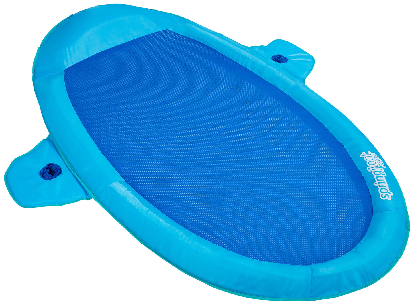 SwimWays Spring Float SunCatcher Chaise longue de piscine avec valve hyper plate Bleu