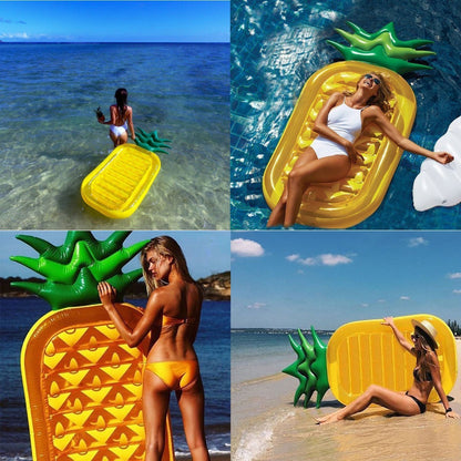 Jasonwell Géant Cactus Ananas Piscine Flotteur Radeau D'été Plage Piscine Gonflable Floatie Lounge Piscine Chaise Longue Fête Eau Jouets Piscine Radeau pour Enfants Adultes