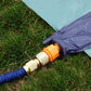 TEAM MAGNUS 18ft XL Slip and Slide - Heavy Duty Inflatable Slide with Central Sprinkler and XL Crash Pad XL - 18ft