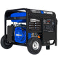 DuroMax XP13000E Gas Powered Portable Generator-13000 Watt Electric Start-Home Back Up & RV Ready, 50 State Approved, Blue/Black 13,000-Watt Gas