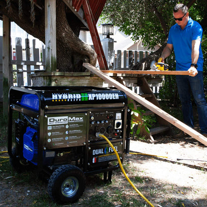 DuroMax XP10000EH Dual Fuel Portable Generator - 10000 Watt