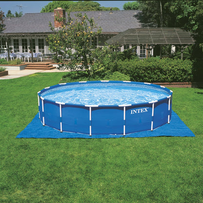 Intex 18ft X 48in Metal Frame Pool Set + Accessories