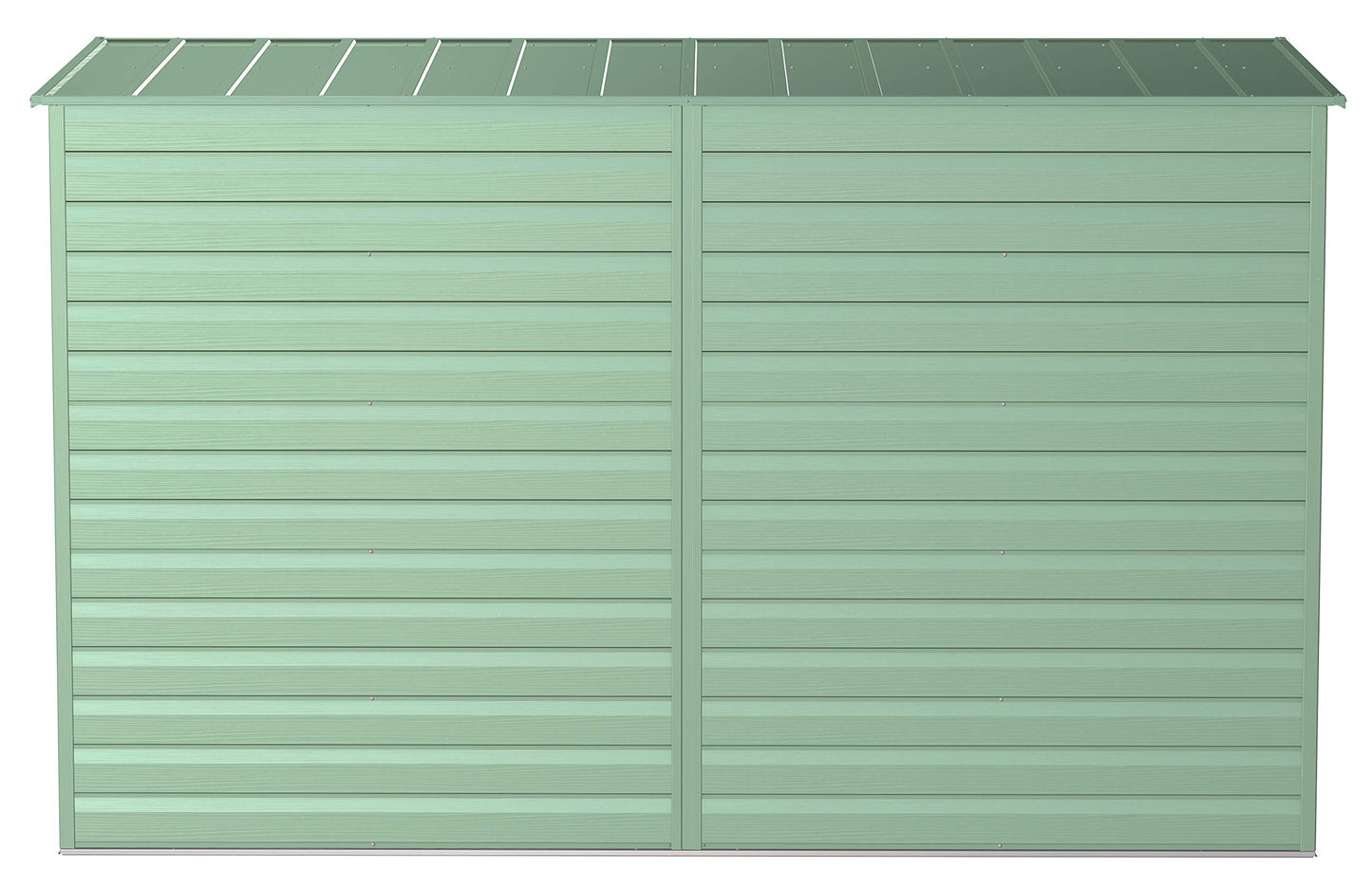 Arrow Shed Select Hangar de rangement extérieur verrouillable en acier, 10' x 4', vert sauge 