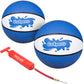 GoSports Water Basketballs 2 Pack - Choose Between Size 3 and Size 6, Great for Swimming Pool Basketball Hoops Royal Blue 7 Inch (Size 3)