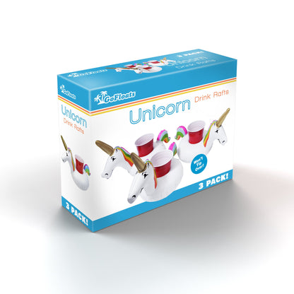 GoFloats Drink Float 3 Pack Unicorn