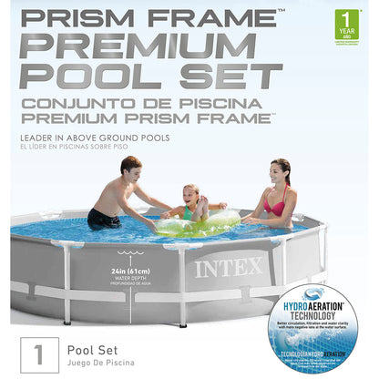 Prism Frame™ 10' x 30" Above Ground Pool w/ Filter Pump