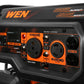 WEN 5600-Watt Portable Generator, 224cc, Transfer-Switch and RV-Ready (GN5600) 5600W + Single Fuel + Recoil Start
