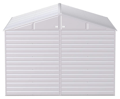 Arrow Shed Select Hangar de rangement extérieur verrouillable en acier, 10' x 12', gris flûte 