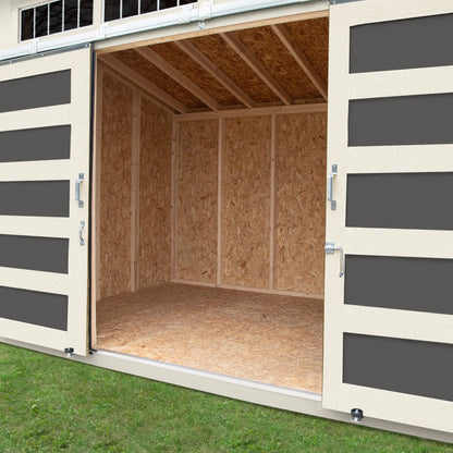 Handy Home Products Palisade 12x8 Do-it-Yourself Wooden Storage Shed with Floor