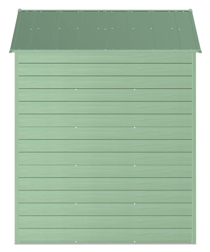 Arrow Shed Select Hangar de rangement extérieur verrouillable en acier, 8' x 6', vert sauge