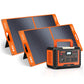 EBL MP1000+18V100W Portable Power Station, Solar Generator 1000W and 2X 100W Portable Solar Panel with 2 x AC Outlets
