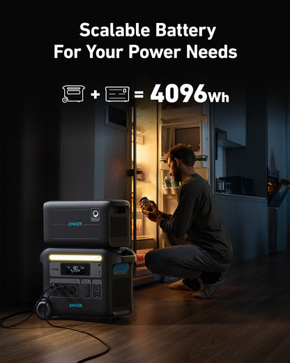 Centrale électrique portable Anker SOLIX F2000, PowerHouse 767, générateur solaire 2400 W - A1780 