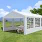 GARTOO 20' x 40' Large Heavy Duty Carport - Outdoor Wedding Party Tent Gazebo with 4 Sand Bags, Storage Shelter Canopy for Car, Boat, Truck, Auto, Motorcycle 20' x 40'