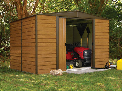 Arrow WR108 Woodridge EG, abri de rangement en acier de 10 x 8 pieds, 10' x 8' 