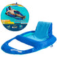 SwimWays Spring Float XL Recliner Pool Lounge Chair with Hyper-Flate Valve, 25% Larger than Spring Float Recliner, Blue
