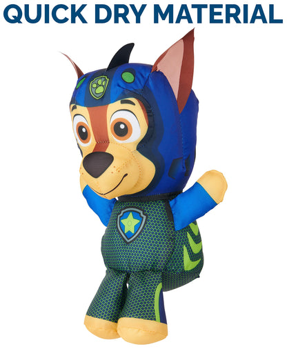 SwimWays Paw Patrol AquaPups Chase Swim Huggable, jouets Paw Patrol, jouets de bain et jouets de plage, animal flottant en peluche pour enfants à partir de 1 an