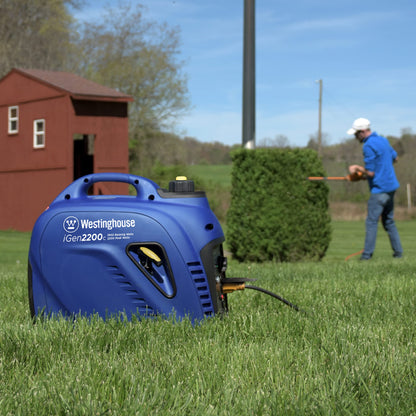 Westinghouse Outdoor Power Equipment Générateur à onduleur portable super silencieux et léger de 2 200 watts de crête 