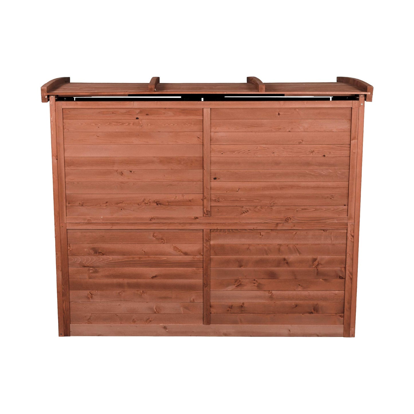 Leisure Season RSS2001L-C Large Horizontal Refuse Storage-Sheds, Medium Brown