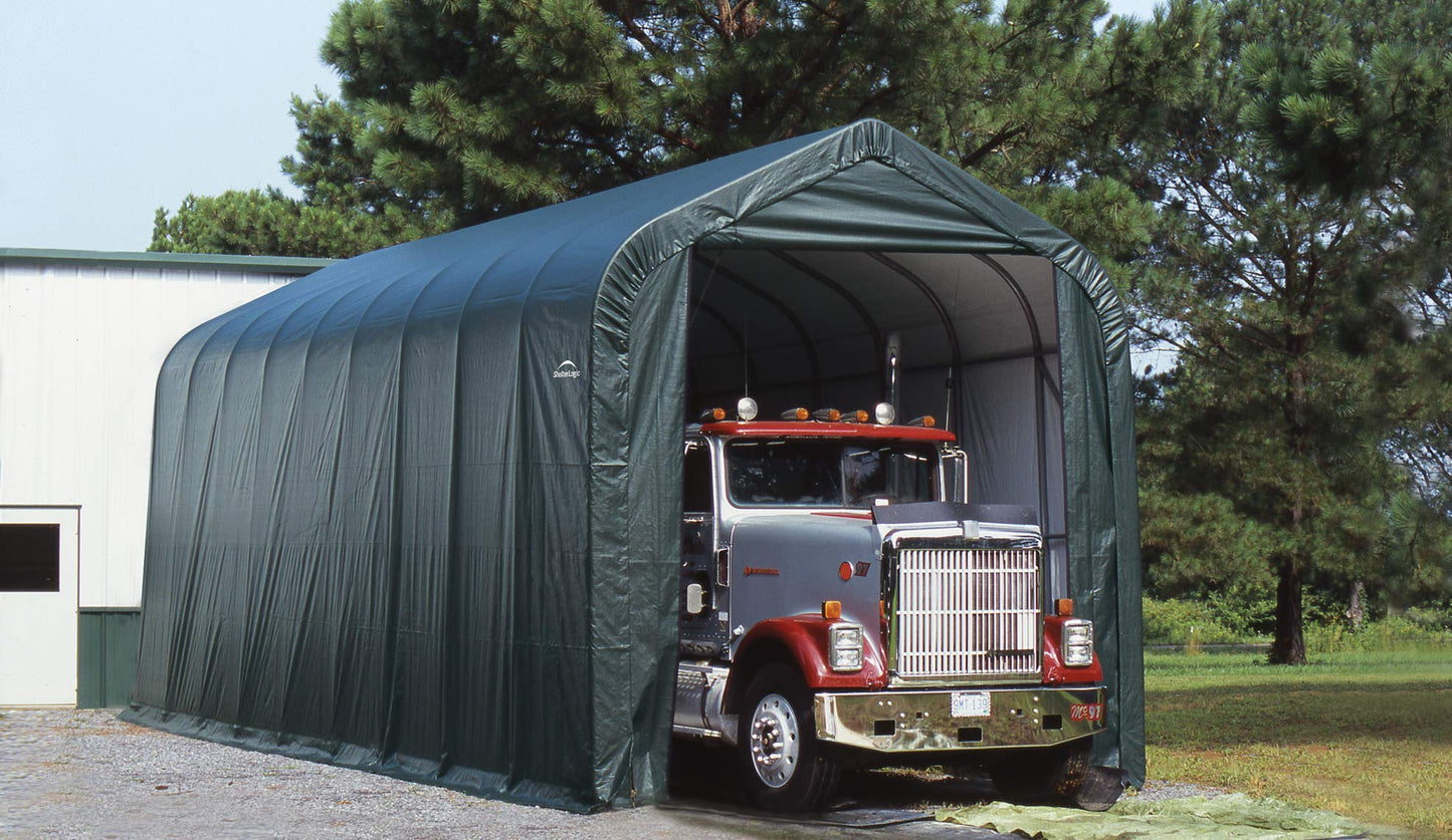 ShelterLogic Garage 16 x 36 x 16 Peak Standard Vert 